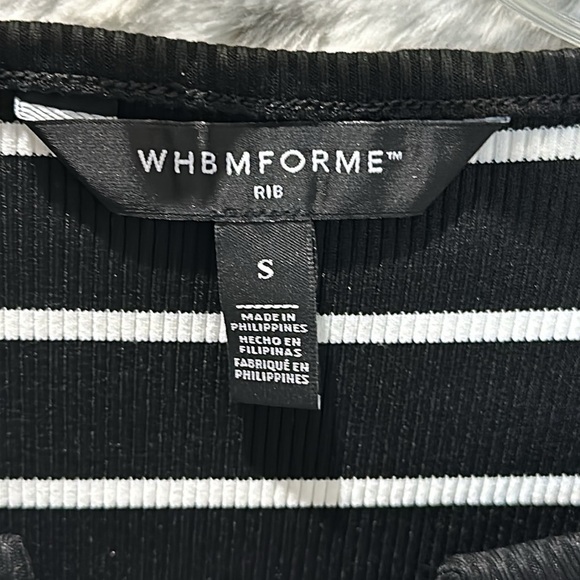 Women’s WHBM Forme Ribbed Top - Small - Picture 3 of 3